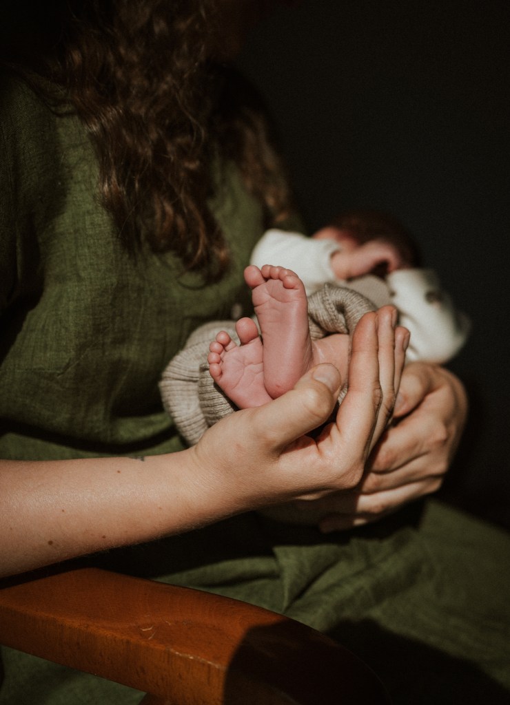 Nahaufnahme Baby Füße